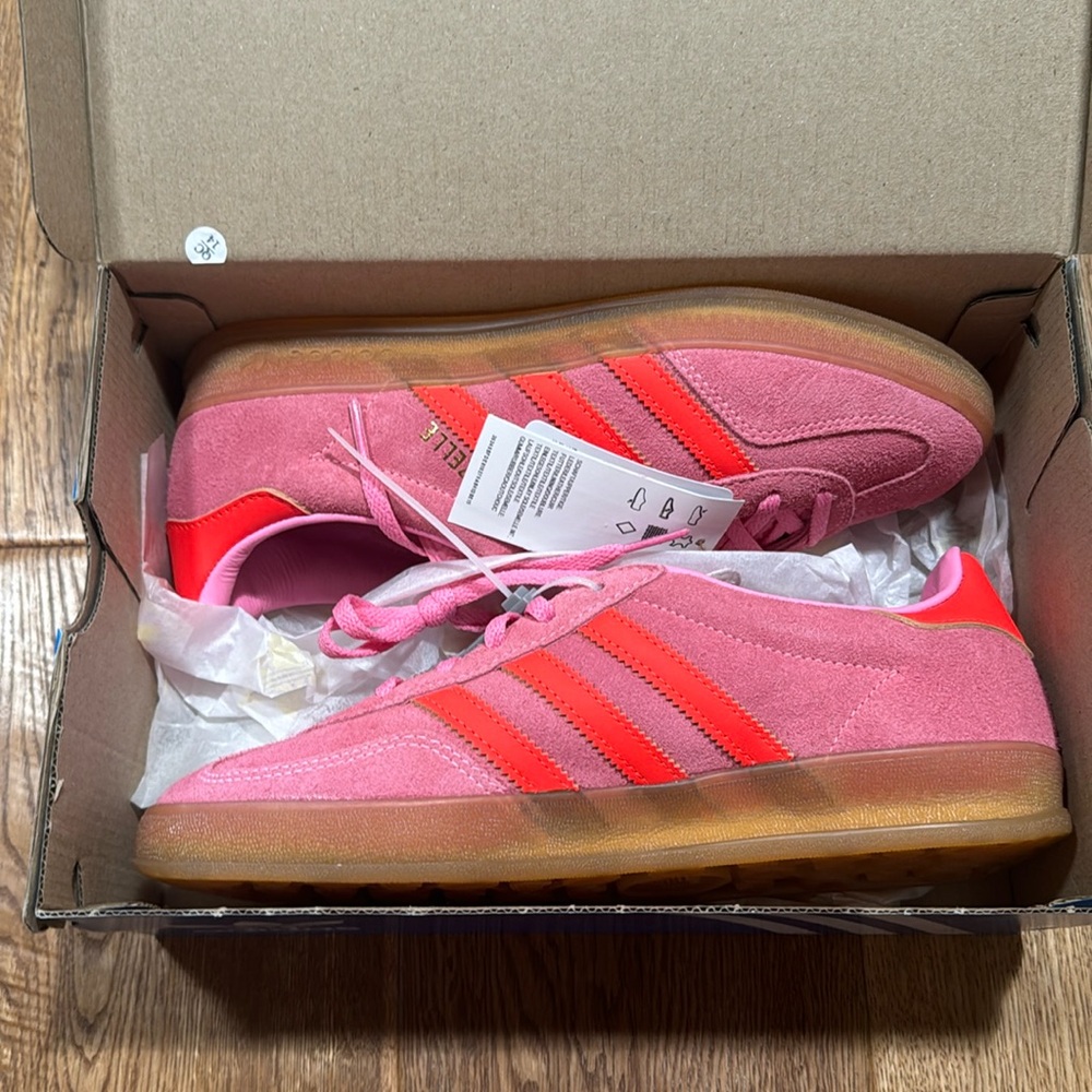 Adidas Gazelle Indoor Originals Beam Pink / Solar Red / Gum 3